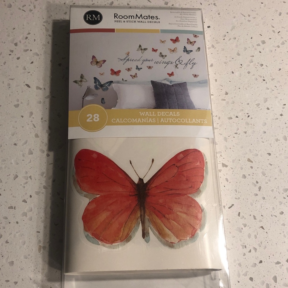 Vibrant Butterfly Wall Decals